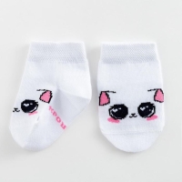 Набор носков Крошка Я &laquo;Киса&raquo;, 2 пары, 6-8