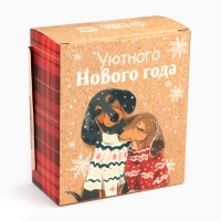 Подарочный набор «Уютного нового года»: горячий шоколад + маршмеллоу Подарочный набор «Уютного нового года»: горячий шоколад + маршмеллоу