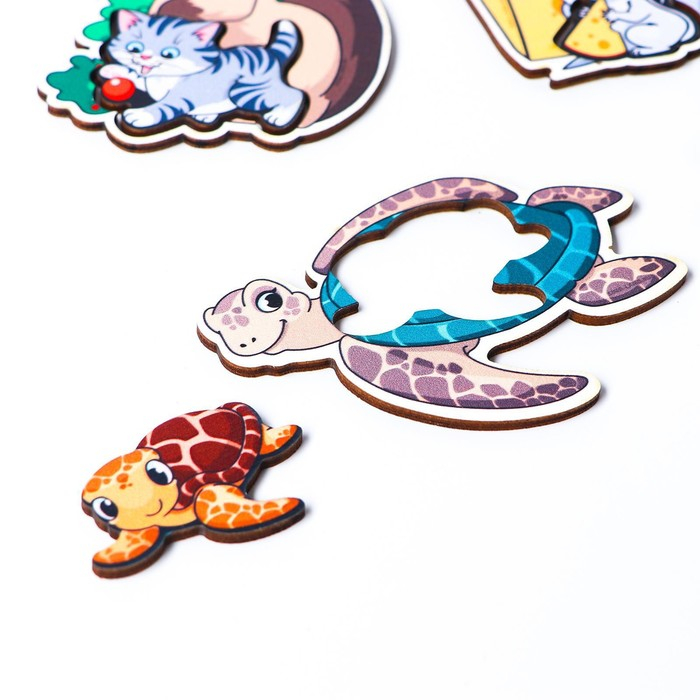 Пазлы логические &laquo;Мамы и детёныши&raquo;