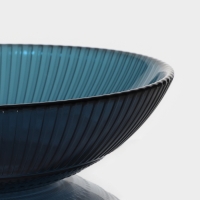 Салатник стеклянный &laquo;Луиз&raquo;, 200 мл, d=16 см, цвет лондон топаз