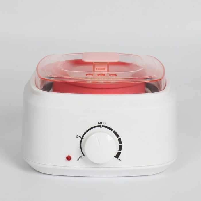 Чаша для воскоплава, d11 &times; 7 &times; 14 см, цвет розовый