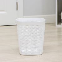 Корзина для бумаг «Пирула», 10 л, цвет белый Корзина для бумаг «Пирула», 10 л, цвет белый