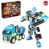 Конструктор-трансформер «Грузовик», 119 деталей, цвет МИКС Конструктор-трансформер «Грузовик», 119 деталей, цвет МИКС