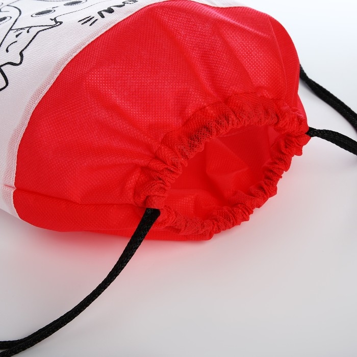 Мешок для обуви под раскраску «Котики» 34х40 см, спанбонд Мешок для обуви под раскраску «Котики» 34х40 см, спанбонд