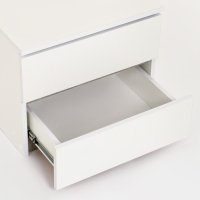 Тумба прикроватная Бейрут, 502х426х430, Белый/Бетон