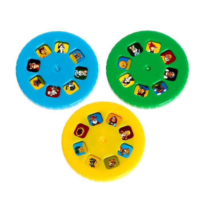 Игровой набор с проектором «Мои любимые сказки», 3 книги, светящиеся наклейки Игровой набор с проектором «Мои любимые сказки», 3 книги, светящиеся наклейки