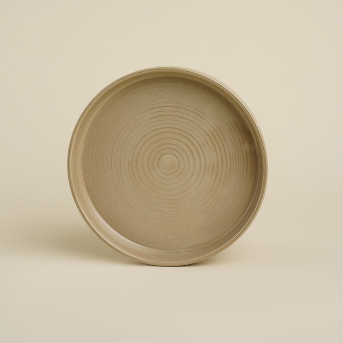 Тарелка обеденная фарфоровая SL Home «Песчаный бриз», d=19 см, цвет бежевый Тарелка обеденная фарфоровая SL Home «Песчаный бриз», d=19 см, цвет бежевый