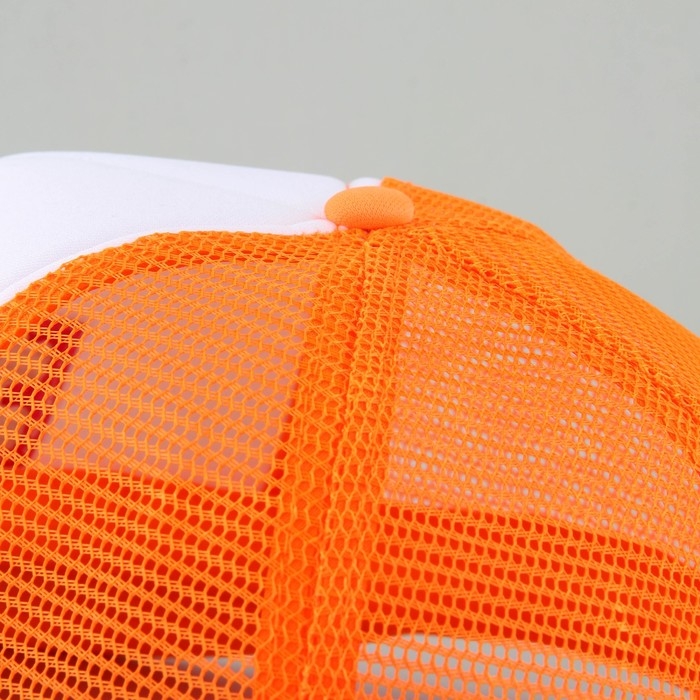 Кепка женская с сеткой EASY, цвет оранжевый, р-р 56 Кепка женская с сеткой EASY, цвет оранжевый, р-р 56