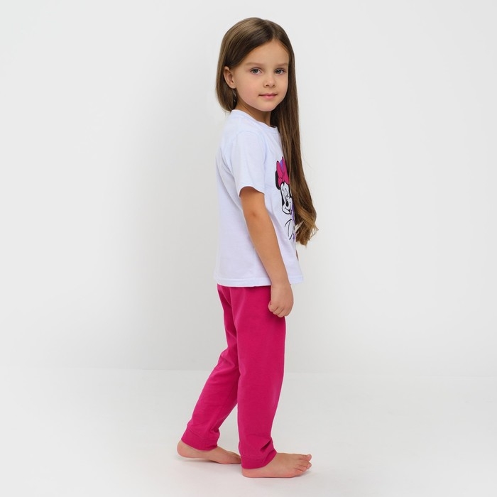 Комплект для девочки (футболка, брюки) «Единорог», Минни Маус, рост 122-128 (34) Комплект для девочки (футболка, брюки) «Единорог», Минни Маус, рост 122-128 (34)