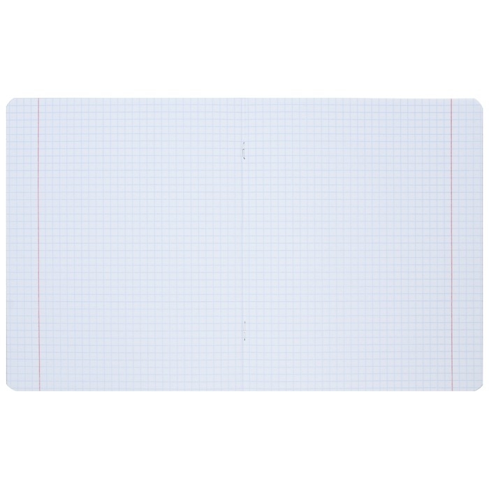 Тетрадь 48 листов в клетку на скрепке View, обложка мелованный картон, ламинация SoftTouch, МИКС