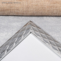 Фоторамка пластик формат А4 "3D ромбы на серебре" 32,9х24,2 см Фоторамка пластик формат А4 "3D ромбы на серебре" 32,9х24,2 см