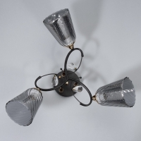 Люстра "Рони" 3хЕ27 40Вт черный 58х58х23см BayerLux