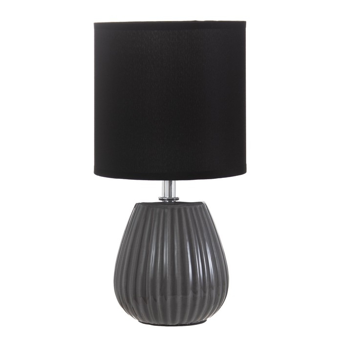 Настольная лампа "Арнелла" Е14 40Вт чёрный 14х14х28 см RISALUX