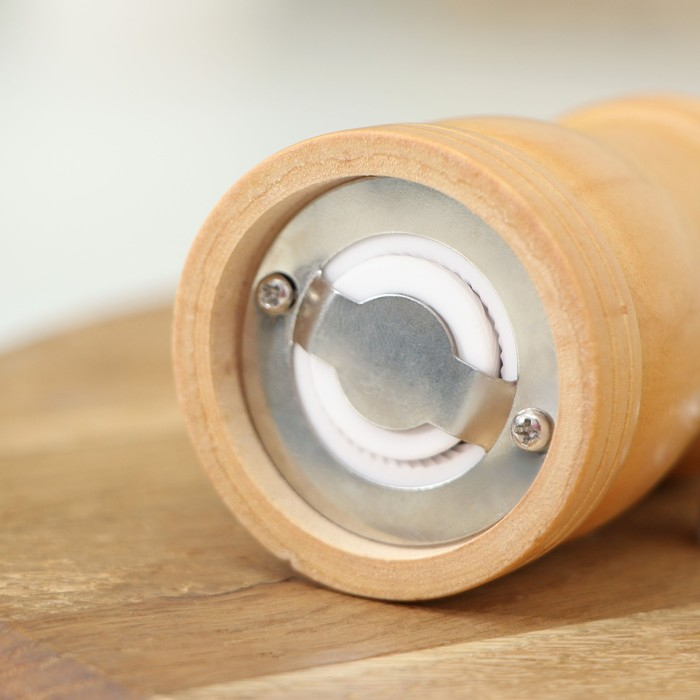 Мельница для специй Доляна &laquo;Дуновение леса&raquo;, 10,5&times;4,5 см, керамический механизм, цвет светлое дерево