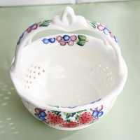 Конфетница «Корзиночка», ягодная, 16,5×16,5×15 см, 1 сорт, Алдошина Л.В. Конфетница «Корзиночка», ягодная, 16,5×16,5×15 см, 1 сорт, Алдошина Л.В.