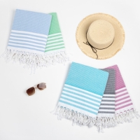 Пештемаль для пляжа, бани, сауны Waffle 100х180 см, розовый Пештемаль для пляжа, бани, сауны Waffle 100х180 см, розовый