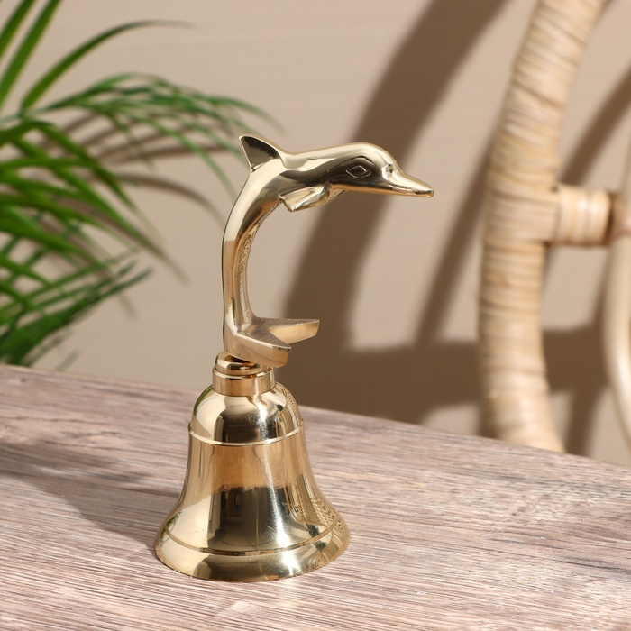 Колокольчик Колокольчик "Дельфин" латунь 6х7,5х12,5 см