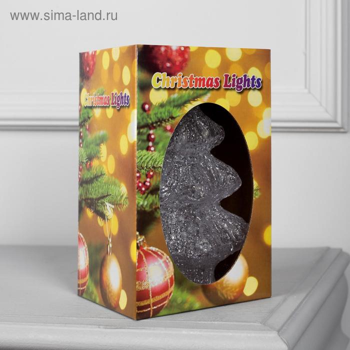 Светодиодная фигура &laquo;Ёлочка&raquo; 7 &times; 21 &times; 7 см, акрил, 20 LED, батарейки ААх2 (не в комплекте), свечение мульти (RGB)