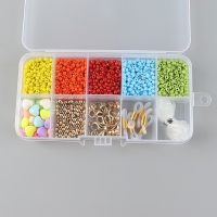 Набор для создания украшений &laquo;Бусины&raquo;, набор 6 цветов, фурнитура, леска