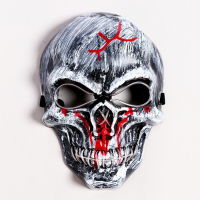 Карнавальная маска &laquo;Череп&raquo;, световая