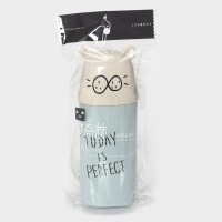 Футляр для зубной щётки и пасты «Ушастик», 7×4,5×19 см, цвет МИКС Футляр для зубной щётки и пасты «Ушастик», 7×4,5×19 см, цвет МИКС