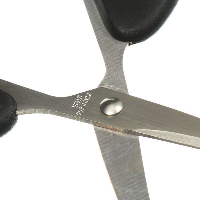 Ножницы канцелярские 13,5см Офис пластиковые ручки, европодвес Ножницы канцелярские 13,5см Офис пластиковые ручки, европодвес