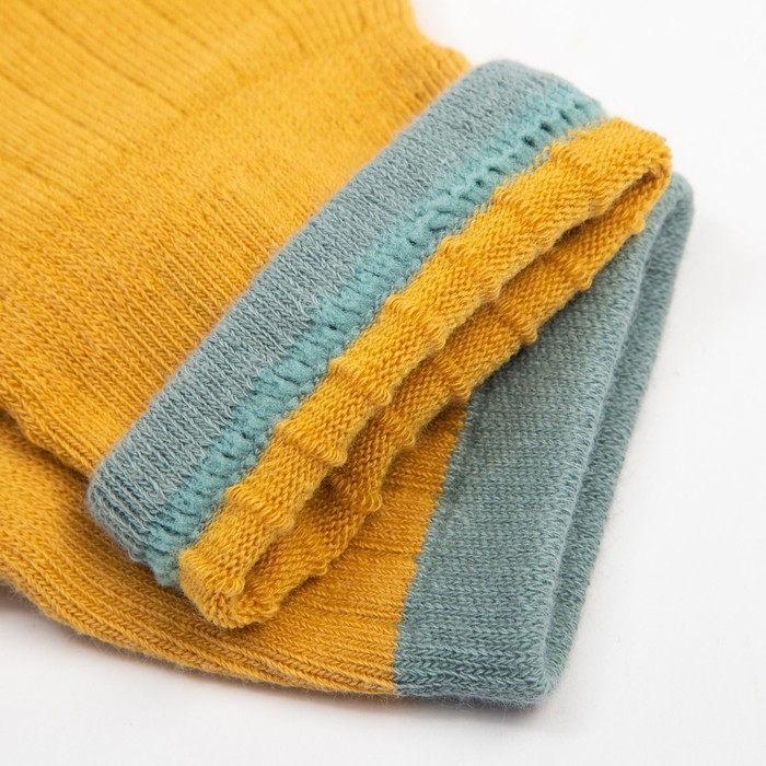 Носки детские MINAKU со стоперами цв.горчичный, р-р 14 см Носки детские MINAKU со стоперами цв.горчичный, р-р 14 см