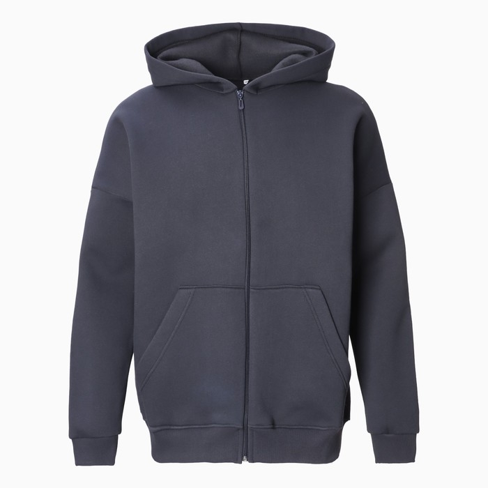 Толстовка мужская НАЧЁС, цвет серый, размер 54