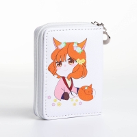 Кошелёк детский на молнии &laquo;Выбражулька&raquo;, цвет белый