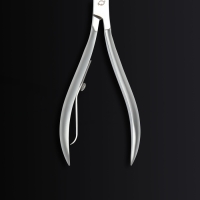 Кусачки маникюрные для кутикулы &laquo;Premium satin&raquo;, эргономичные, 10,1 см, длина лезвия - 7 мм, цвет серебристый