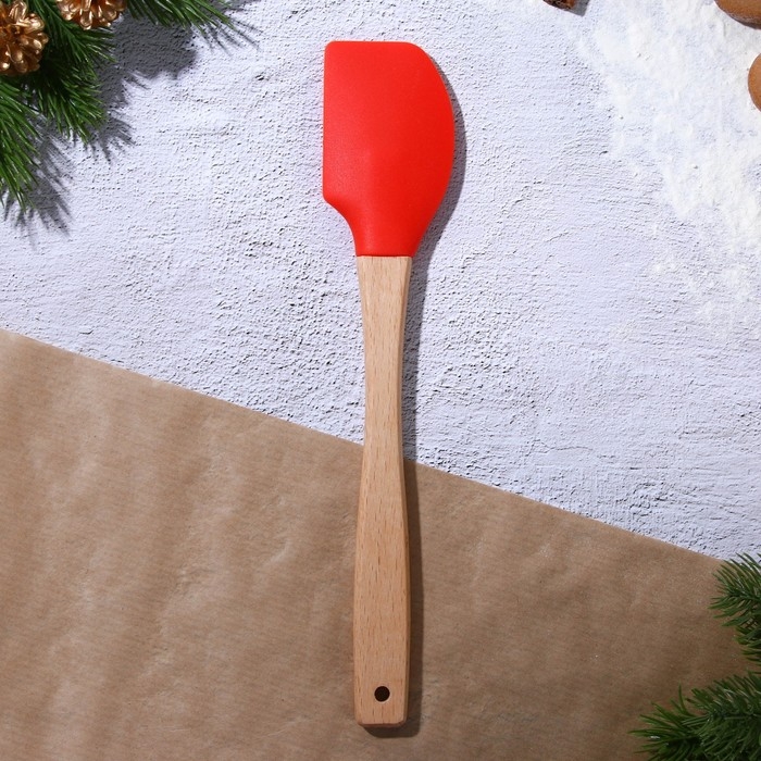 Новый год. Лопатка силиконовая &laquo;Олени&raquo;, 26 х 5 см