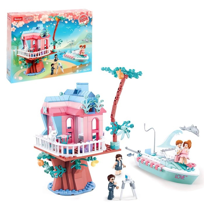 Конструктор &laquo;Розовая мечта. Свадебная фотосессия&raquo;, 417 деталей