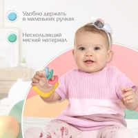 Погремушка &laquo;Улитка&raquo;, с прорезывателем для зубов