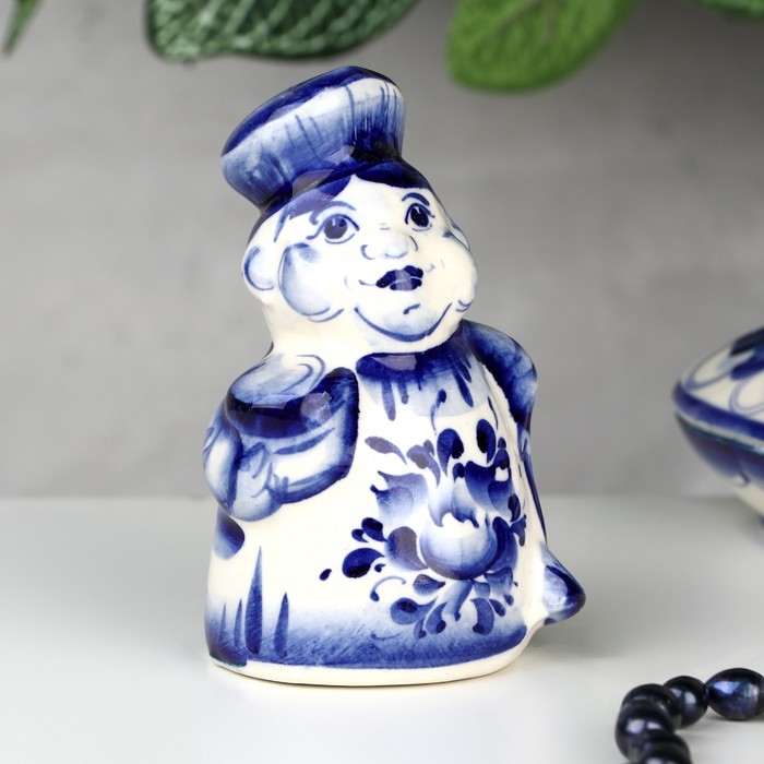 Сувенир &laquo;Поварёнок&raquo;, 9,5 см, гжель