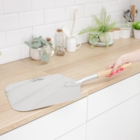 Лопата для пиццы из нержавеющей стали «Общепит», 66×30,5×2 , полотно 35,5х31 см, толщина 1,5 мм Лопата для пиццы из нержавеющей стали «Общепит», 66×30,5×2 , полотно 35,5х31 см, толщина 1,5 мм