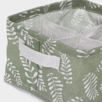 Органайзер для хранения белья Доляна Leaves, 4 ячейки, 20×20×11 см, цвет зелёный Органайзер для хранения белья Доляна Leaves, 4 ячейки, 20×20×11 см, цвет зелёный