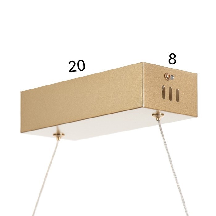 Светильник BayerLux Светильник BayerLux "Катена" LED 58Вт 6000К золото 106х12х100 см