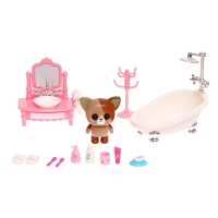 Набор игровой &laquo;Котик&raquo; с мебелью и аксессуарами, МИКС