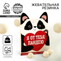 Жевательная резинка &laquo;Я от тебя пандею&raquo;, вкус: тутти-фрутти, 50 г.