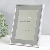 Фоторамка пластик "Decoline" 15х20 см, серебро Фоторамка пластик "Decoline" 15х20 см, серебро