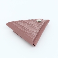 Монетница на кнопке TEXTURA, цвет розовый Монетница на кнопке TEXTURA, цвет розовый