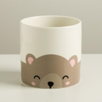 Кашпо для цветов, &laquo;Медведь&raquo;, 10 х 10 см