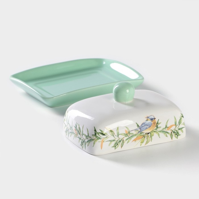 Масленка Доляна &laquo;Флора и Фауна&raquo;, 17&times;12,5&times;8,5 см