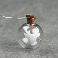 Гирлянда «Нить» 1.6 м с насадками «Шарики с оленем», IP20, серебристая нить, 15 LED, батарейки ААх2 (нет в комплекте), свечение мульти Гирлянда «Нить» 1.6 м с насадками «Шарики с оленем», IP20, серебристая нить, 15 LED, батарейки ААх2 (нет в комплекте), свечение мульти