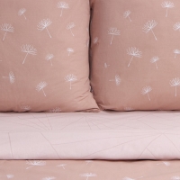 Постельное бельё "Этель" 2 сп Одуванчики (вид 1) 175*215 см, 200*220 см, 70*70 см - 2 шт