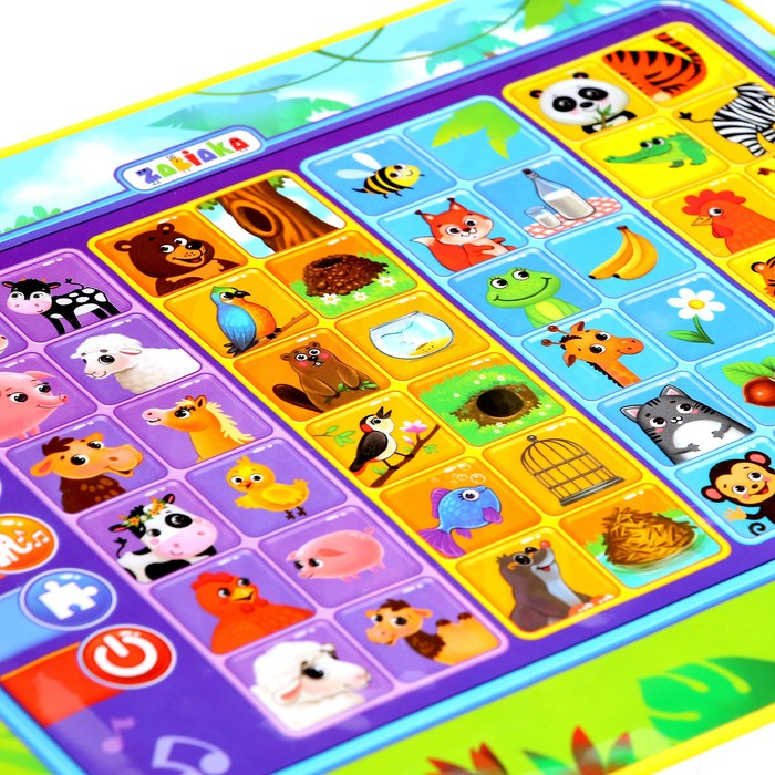 Планшет развивающий «Соединяй пары», звуковые эффекты, работает от батареек Планшет развивающий «Соединяй пары», звуковые эффекты, работает от батареек