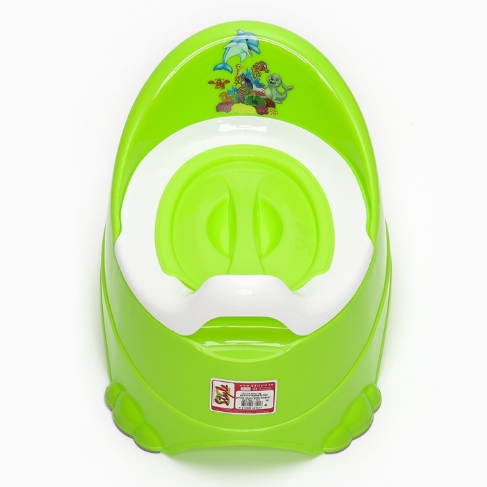 Горшок детский антискользящий «Бэйби-Комфорт» с крышкой, съёмная чаша, цвет салатовый Горшок детский антискользящий «Бэйби-Комфорт» с крышкой, съёмная чаша, цвет салатовый