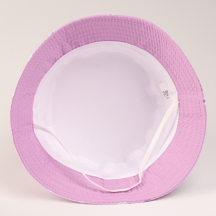 Панама детская для девочки &laquo;Полянка&raquo;, цвет сиреневый, р-р 48-50