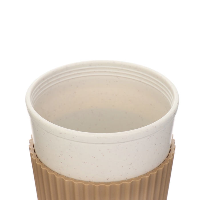 Термостакан для кофе, 470 мл, PP пластик, 14.2 × 9.3 см, с ложкой, с крышкой Термостакан для кофе, 470 мл, PP пластик, 14.2 × 9.3 см, с ложкой, с крышкой