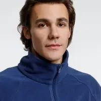 Куртка флисовая унисекс Fliska, темно-синяя, размер XS/S